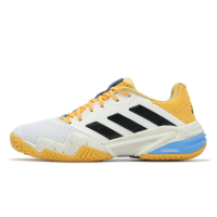 adidas 網球鞋 Barricade 13 W 女鞋 白 黃 黑 抗扭轉 支撐 運動鞋 愛迪達 IF0410