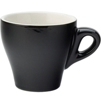 《Utopia》瓷製濃縮咖啡杯(黑180ml) | 義式咖啡杯 午茶杯