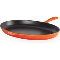 Le Creuset Enameled Cast-Iron 15.75 Inch Oval Skillet, Flame