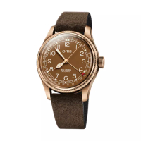 Oris Jam Tangan Pria Oris Big Crown Pointer Date 01-754-7741-3166-07-5-20-74BR Men Brown Dial Brown