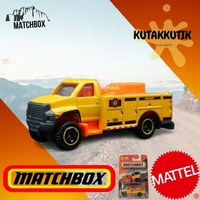 Matchbox On Mission Mobil Pickup Truk Konstruksi GMC 3500 Utility Truck 57 GMC Stepside Kuning Utili