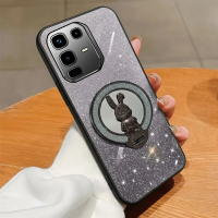 Soft Case For Infinix Note 50s Note 50x Note 50 Pro Plus Case Luxury Gliter Ring Kaca Cermin Kelinci