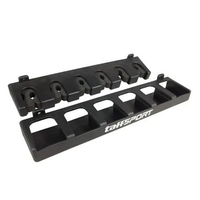 TaffSPORT Rak Joran Pancing Dinding 6 Slot Desain Vertikal Lapisan Busa Mudah Dipasang R5