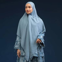 Lozy Hijab - Syifa Khimar Bandana Lozy x Syifa Kamila (Khiban Syari Bahan Voal dan Ceruty Baby doll)