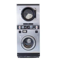 Commercial Laundry Equipment Industrial Automatic Coin Operated Washing Machine 12kg to 20 kg Washing Capacity