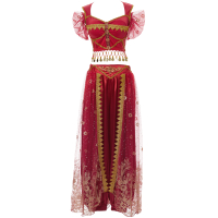 Festival Arabian Princess Costumes Indian Dance Embroider Bollywood Jasmine Costume Party Cosplay Ja