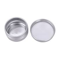 PACK Of 100 - 15Ml Aluminium Tin Large Make Up Candle Pots Capacity Empty Big Cosmetic/Candle/Spice Pots