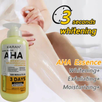 AHA Whitening Body Lotion ALPHA HYDROXY ACIDS +VITAMIN C&amp;E Skin Care Healthy White Hand Leg Sensitive Area Lightening Cream