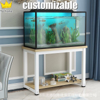 High Quality Steel Wood Fish Tank Cabinet Stand Aquarium Rack Metal Base Simple New Wrought Iron ​living Room Office And
