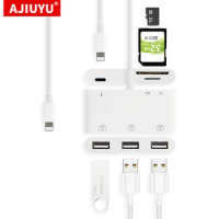 Lightning USB OTG For apple iPad Pro Air 2 3 mini 5 4 ipad10.2 9.7 Tablet Adapter Converter hub to HDMI dock Keyboard