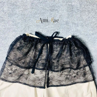 Ami.Rae - two layer skirt lace | lace skirt 2 layer | rok mini dua layer | skirt layering vintage