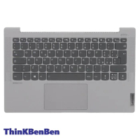 SI Slovenian Silver Keyboard Upper Case Palmrest Shell Cover For Lenovo Ideapad 5 14 14IIL05 14ARE05 14ALC05 14ITL05 5CB0Y88852