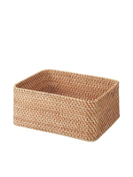 RATTAN STACKABLE BASKET M