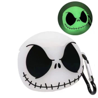 3D Luminous Ghost Skull Skeleton for Apple Airpods 2 3 Case Earphone Wireless Bluetooth Charging Box Case for Airpods Pro Cover