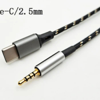 USBC TYPEC Audio Cable For SENNHEISER PXC 310 PX210 PXC360 BT PX360 MB 660UC HD500 HD570 HD590 EH2200 EH2270