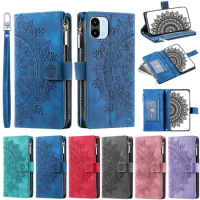 Multi Card Slots Zipper Wallet Flip Case For Sony Xperia 1 V 2023 5 IV 10 iii 1 II 5 III Phone Cover For iPhone XR XS Max 11 12