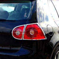 【IDFR】VW 福斯 Golf 5 MK5 2003~2009 鍍鉻銀 車燈框 後燈框 尾燈框(鍍鉻銀 車燈框 飾貼)