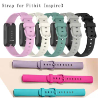 Silicone Watch Strap for fitbit inspire3 Smartwatch Band Watchband Replacement fitbit inspire 3 Wrist Bracelet Repair Accessory