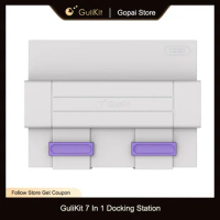 Gulikit 7 in 1 Docking Station SD03 Dock Set for Steam Deck Nintendo Switch ASUS ROG Ally AYANEO Game Console Accessories