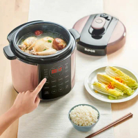 5L Large Capacity Multifunctional Rice Cooker Electric Pressure Cooker Double Liner Smart Slow Cooker Kitchen Cooking Appliances
