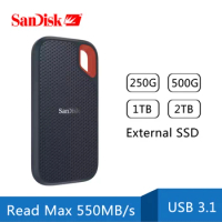 SanDisk 2tb Type-c Portable SSD 1tb 500GB 550M External Hard Drive USB 3.1 HD SSD Hard Drive 4TB Solid State Disk for Laptop