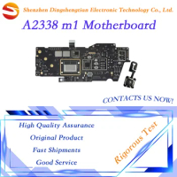 Replacement For MacBook Pro 13" M1 A2338 Motherboard Ram 8GB 16GB SSD 256GB 500GB 1TB Logic Board 820-02020-11 With Touch Button