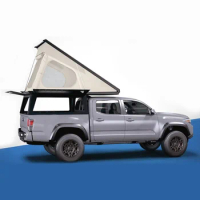 With Roof Top Tent Steel Dual Cab 4x4 Pick Up Pickup Truck Bed Canopy Topper for Ford Ranger T6 T7 Hilux Np300 Dmax custom
