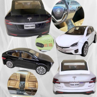 【上芳香業】往生紙紮 立體 紙紮車 特斯拉 MODELX 行照 鑰匙(附封條 滿七 百日 對年 往生用品 法會 普渡)