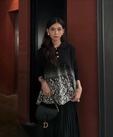 GONEGANI OFFICIAL - Sweater Rajut Wanita Crop Premium Comfy Lena Polo Crop Sweater Black
