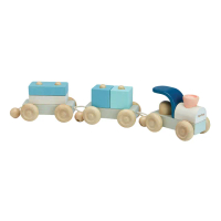 【Plantoys】積木小火車(木質木頭交通玩具)