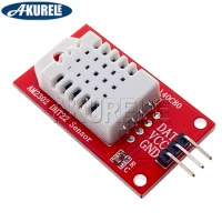 High Precision AM2302 DHT22 Digital Temperature and Humidity Sensor Module For Arduino Uno R3 Red with Calibrated Digital Signal