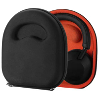 Geekria Headphones Case Pouch for Sony WH-1000XM5, WH-1000XM4, MDR-1RNC, Hard Portable Earphone Cable Storage Cover Headset Box
