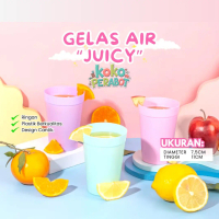 GELAS PLASTIK JUICY WARNA PASTEL/CUP JUICY PASTEL