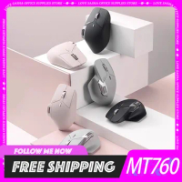 Rapoo Mt760mini Mouse Wireless 2.4g Mute Three-Mode Mouse Macro Customize Long Endurance Mouse For Desktop Computer Gifts