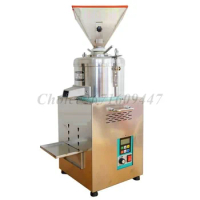 Automatic Electric 220/110V Vertical/Horizontal Tahini/Peanut Butter Colloid Mill Pepper Paste Grinding Machine 30kg/H Capacity