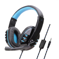 10pcs 3.5mm Stereo Wired Gaming Headsets Headphones with Mic For PS4 Sony PlayStation 4 PC Cell Phone