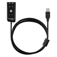 又敗家 美國HyperX電競DSP音訊卡降噪USB外接音效卡HXS-HSDG1(7.1環繞立體聲卡;適TRRS 3.5mm耳麥即麥克風耳機)適Cloud II耳機.PS5.PS4.PC電腦