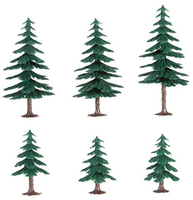 Mini 現貨 Faller 181604 fir trees 杉樹 (3大3小)