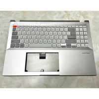 For ASUS VivoBook Pro 15X OLED K6501 M6501R M1503Q X1502Z Laptop Keyboard Backlight Silver gray keyboard Original 2022 versions