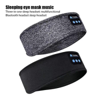 Wireless Bluetooth Speaker Headscarf Wireless Music Sleep Headset Sports Headband Built-in Sleep Music Eye Mask Travel Headset
