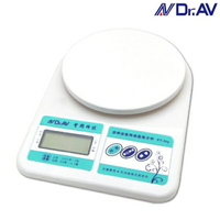 Dr.AV聖岡 PT-3KG 多用途家用液晶電子秤 最大秤重10.05KG 料理秤 廚房秤 烘培 計量