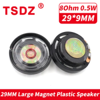 10Pcs/Lot 29M Large Magnet 8Ohm 0.5W Plastic Loud Speaker 29 MM 8 Ohm 0.5 Watt Loudspeaker For Touch Toy Car Reading-Intercom