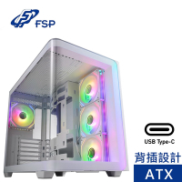 FSP 全漢 M580-WA ATX電腦機殼(白色)