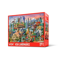 VOX - VE1000-05 亞洲地標 1000片拼圖