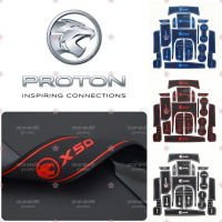 Car Proton X50 Auto Cup Holder Door Slot Mat Proton Interior Storage Tank X-50 non slip car accessor