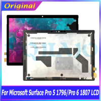 Original For Microsoft Surface Pro 5 1796 Pro 6 1807 LCD Display Touch Screen Digitizer LCD Display Replacement For Pro 5/Pro 6