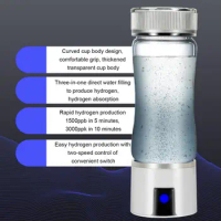 Hydrogen Water Generator Hydrogen Water Maker Portable Hydrogen Water Bottle Generator for Travel Home Use Quick for Exercise