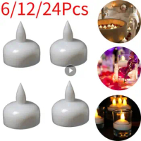 LED Candles 24/12/6 Pack Battery Operated Candles Batteries Lights Candles To Create Warm Ambiance Naturally Flickering Bright