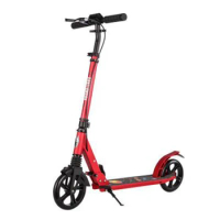 2021 new children's scooters, two large-wheeled youth scooters, foldable