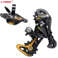 LTWOO A12 1X12 Speed Groupset 12S Shift Lever Carbon Cage Rear Derailleur for Mountain Bike 12v 50T 52T Compitable Shimano Sram